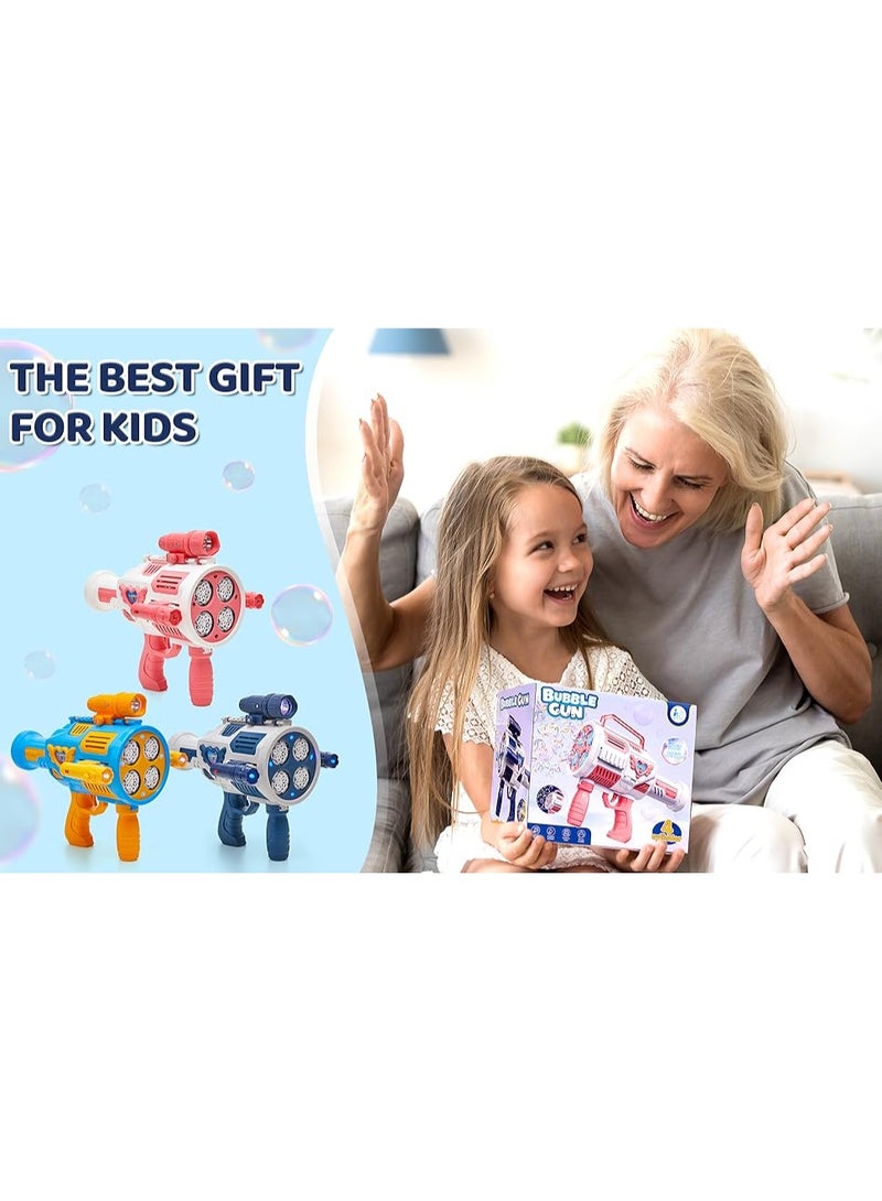 Wholesale Outdoor Kids Plastic Bazooka Bubble Toy – Rocket Launcher Bubble Gun with Lights & Lithium Battery Backpack – Ages 3-8 - Image 5